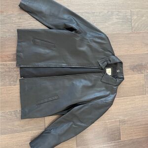 Men's Black Leather Jacket